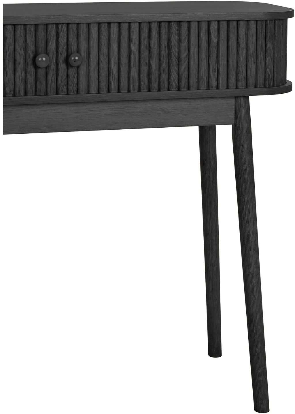 House Nordic konsolipöytä, 2 ovea, musta, 100x30x80 cm