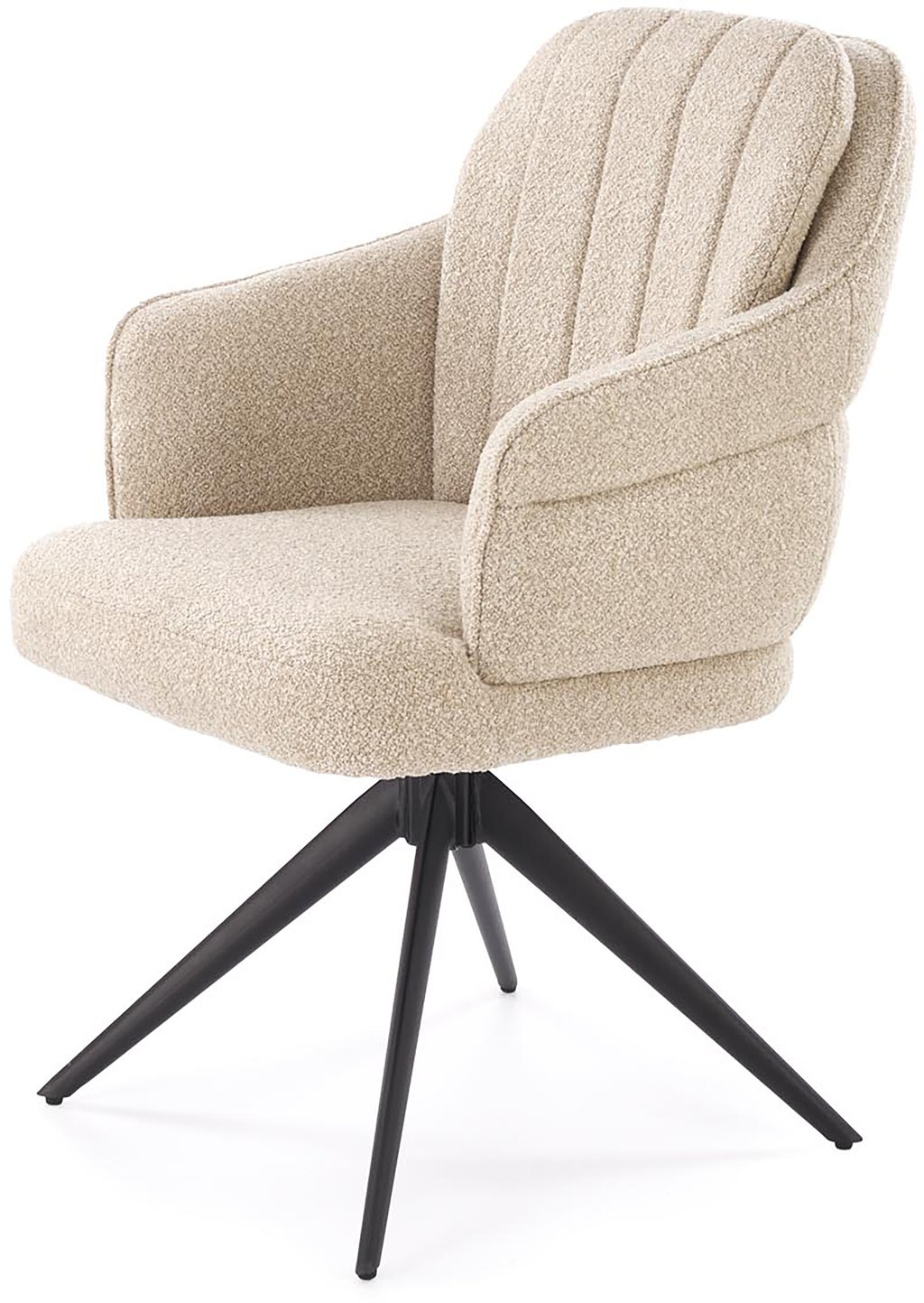 Livia ruokatuoli, beige / musta