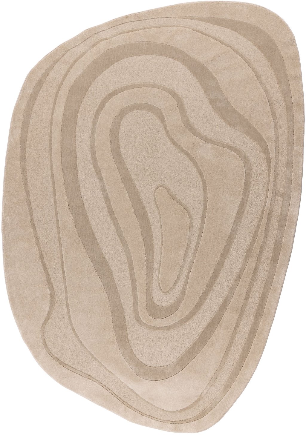 Batucci Livorno oval matto 160x230 701 beige