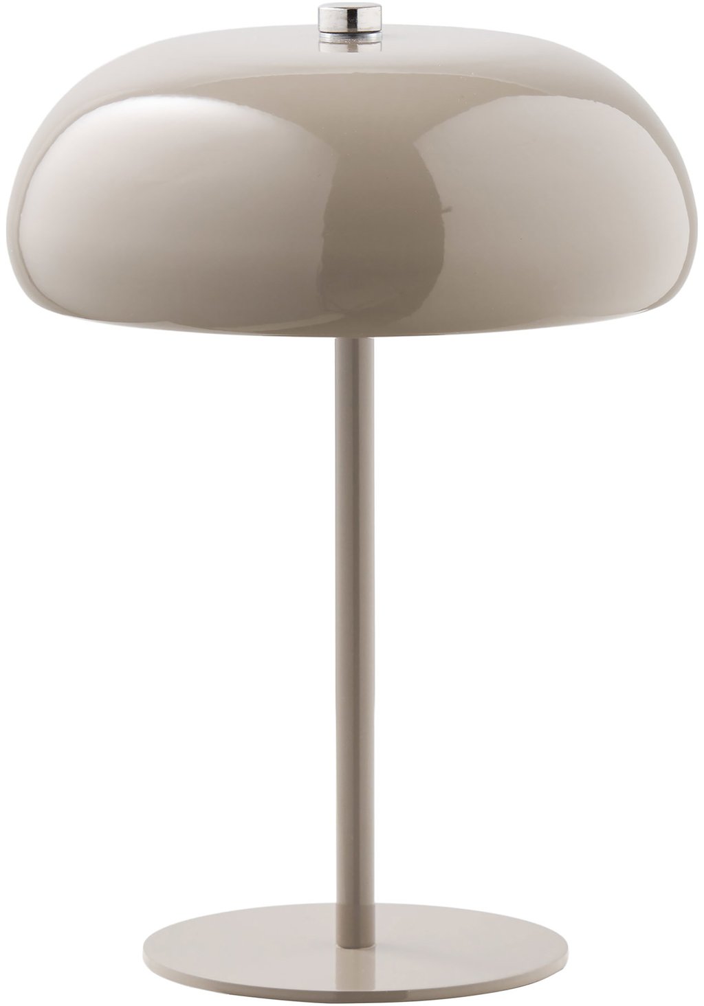 House Nordic ladattava pöytävalaisin, metalli, taupe, ø16 cm