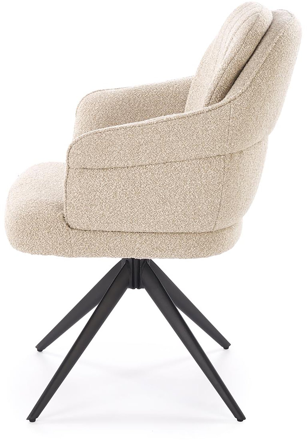 Livia ruokatuoli, beige / musta