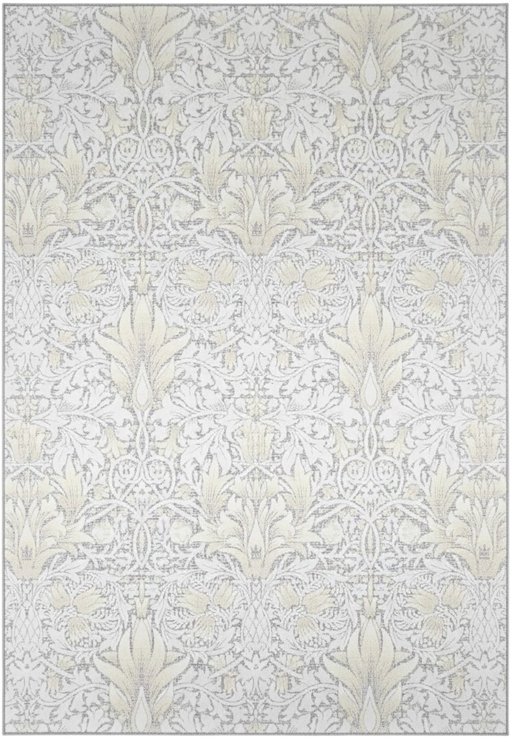 Floris matto 200x290 cm vaaleanharmaa