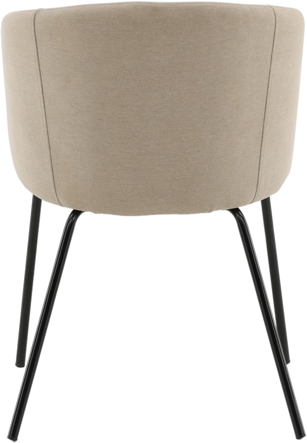 Berit ruokapöydän tuoli musta runko / beige kangas: Tyylikäs Berit ruokatuoli musta-beige verhoilulla, täydellinen ruokailutilan kalusteeksi. Mukava istua, moderni design.
