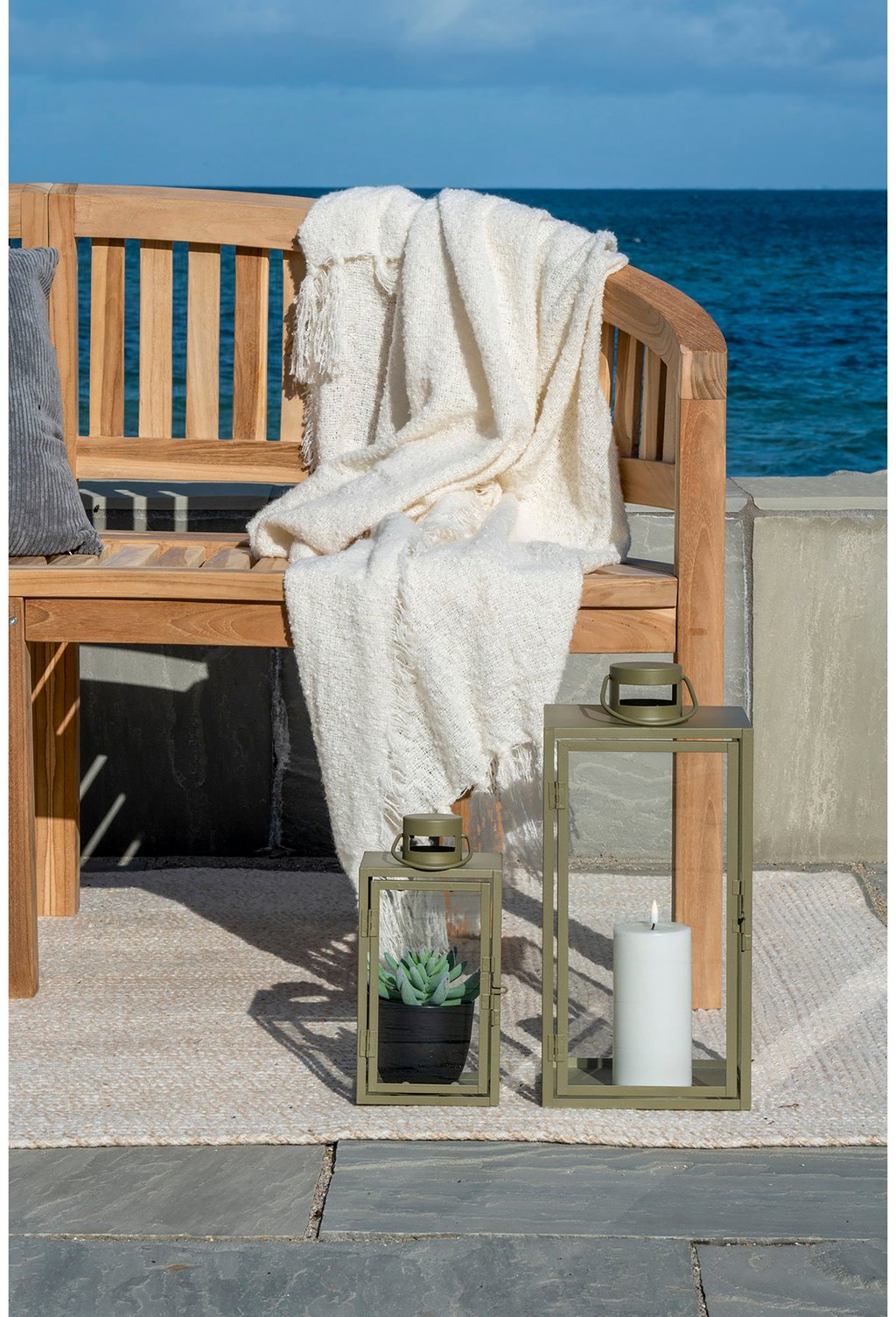 House Nordic Corfu lyhty, 2kpl:n setti, vihreä