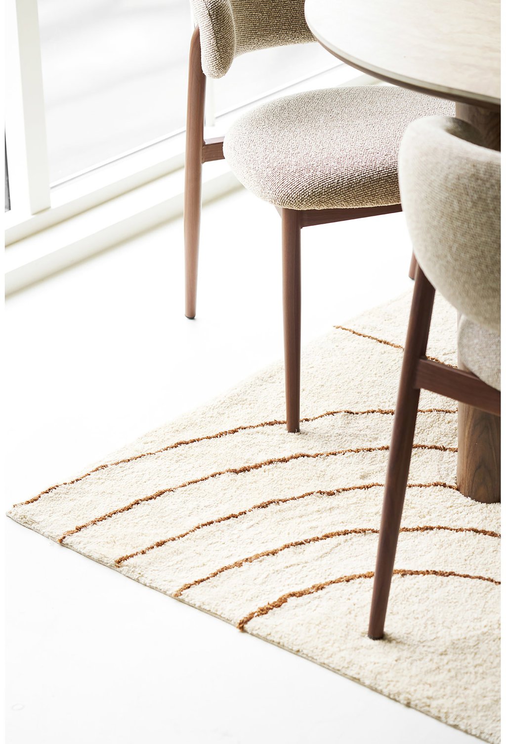 House Nordic matto, puuvilla, beige/ruskea, 200x300 cm