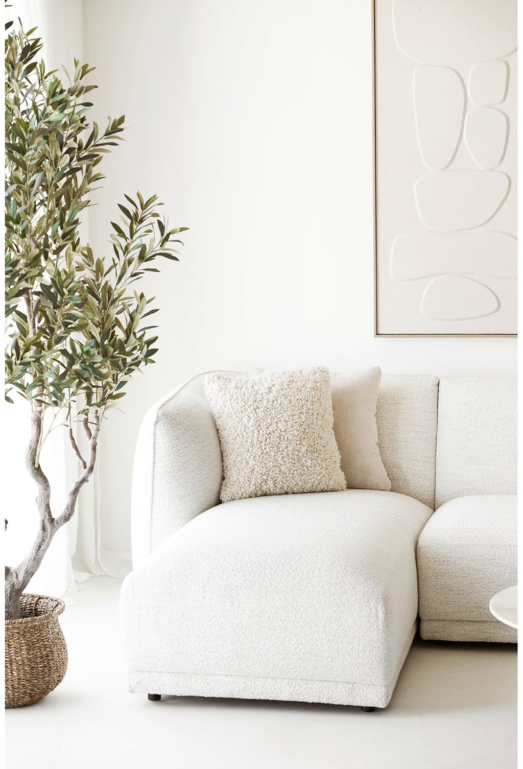 House Nordic tyyny, beige, 45x45 cm