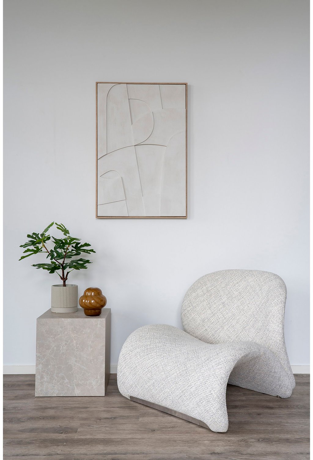 House Nordic Sofia nojatuoli beige