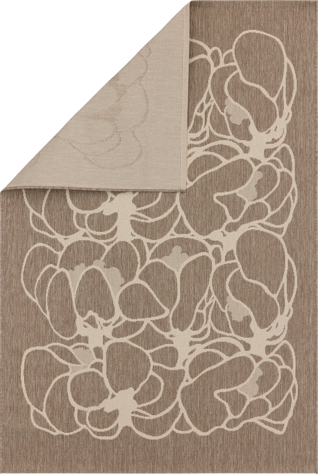 Vallila Makeba Flat matto 160x230cm beige/valkoinen (sisä- ja ulkokäyttöön)