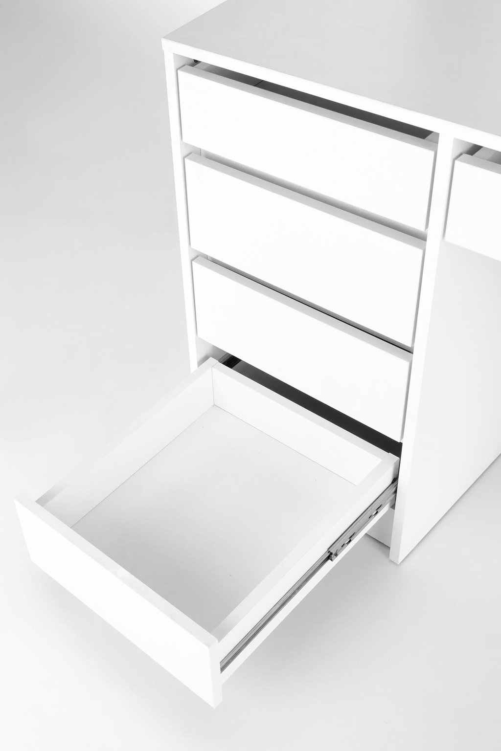 Hollywood kampauspöytä XL, valkoinen