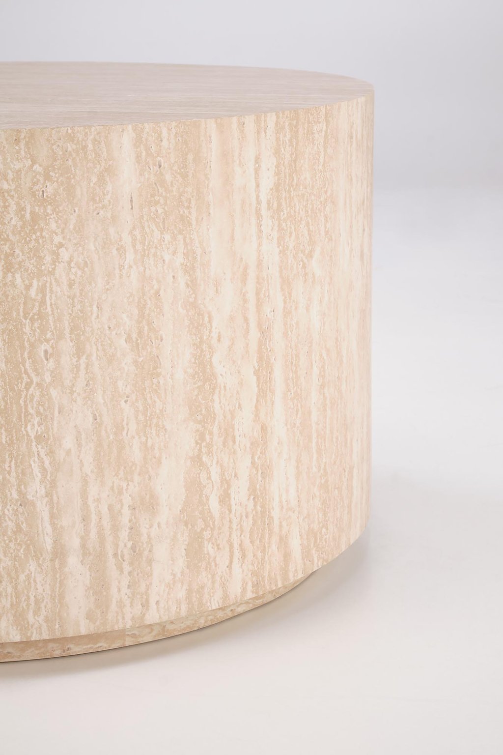 Pulse sohvapöytä pyöreä 60x36cm, travertine