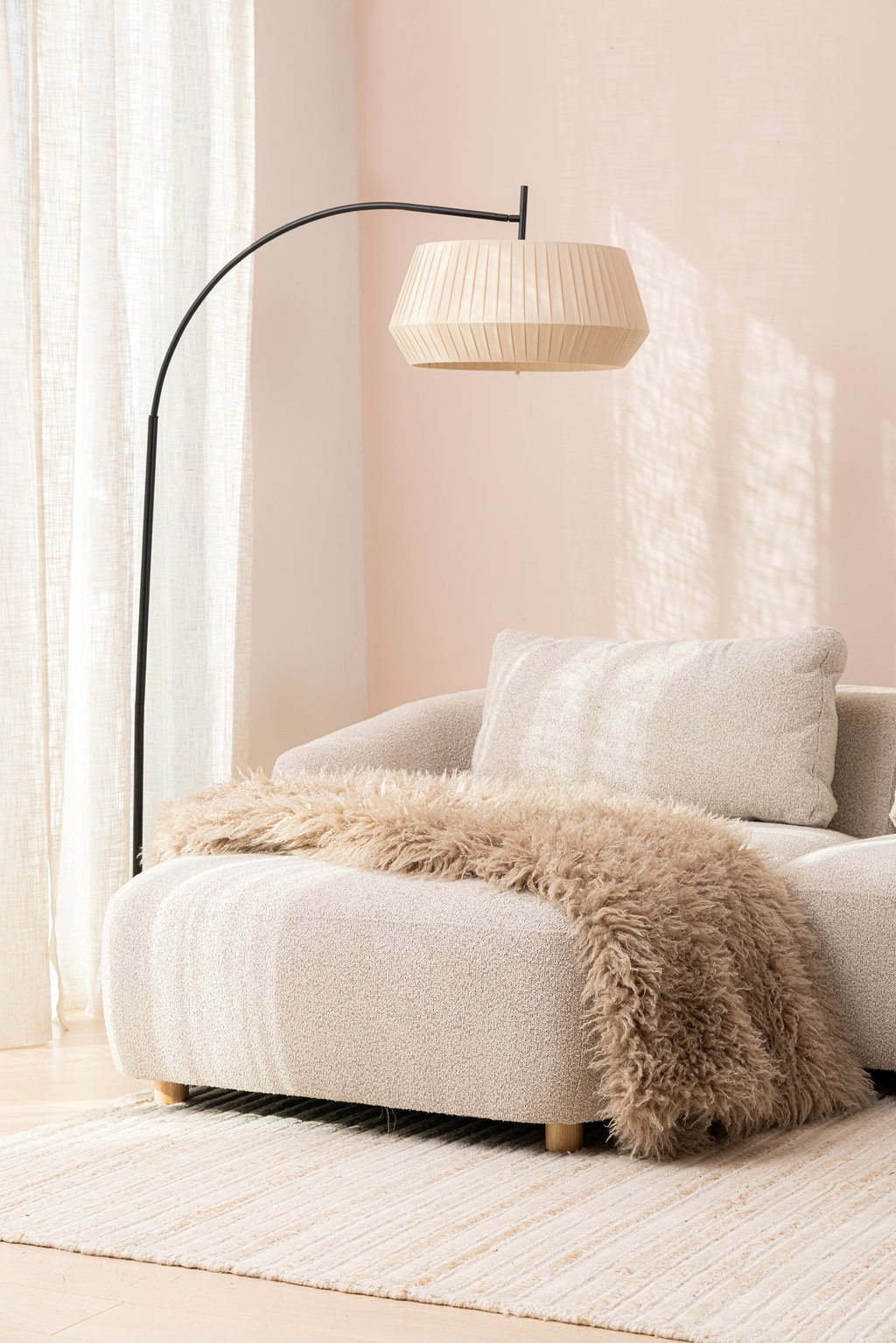 Boulevard u-kulmasohva, beige