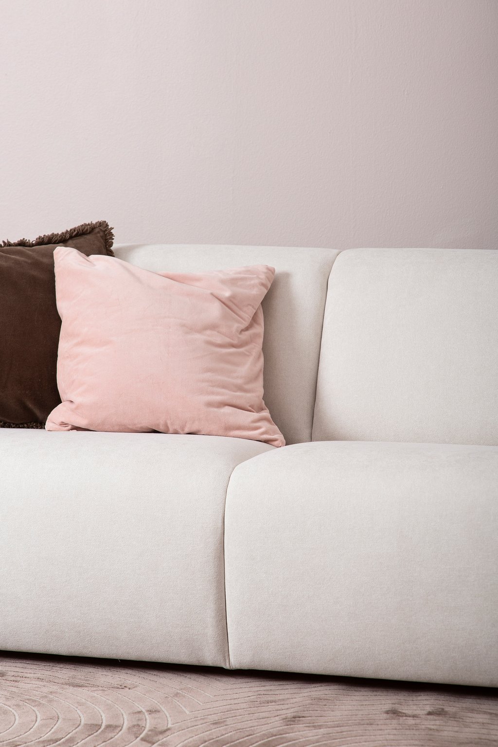 Basel 3-istuttava divaanisohva oikea, beige