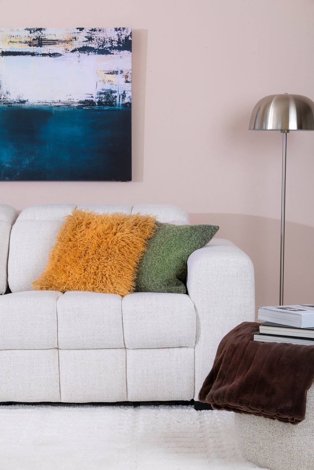 Loungea Nordby 3-istuttava mekanismisohva monique linen harmaa