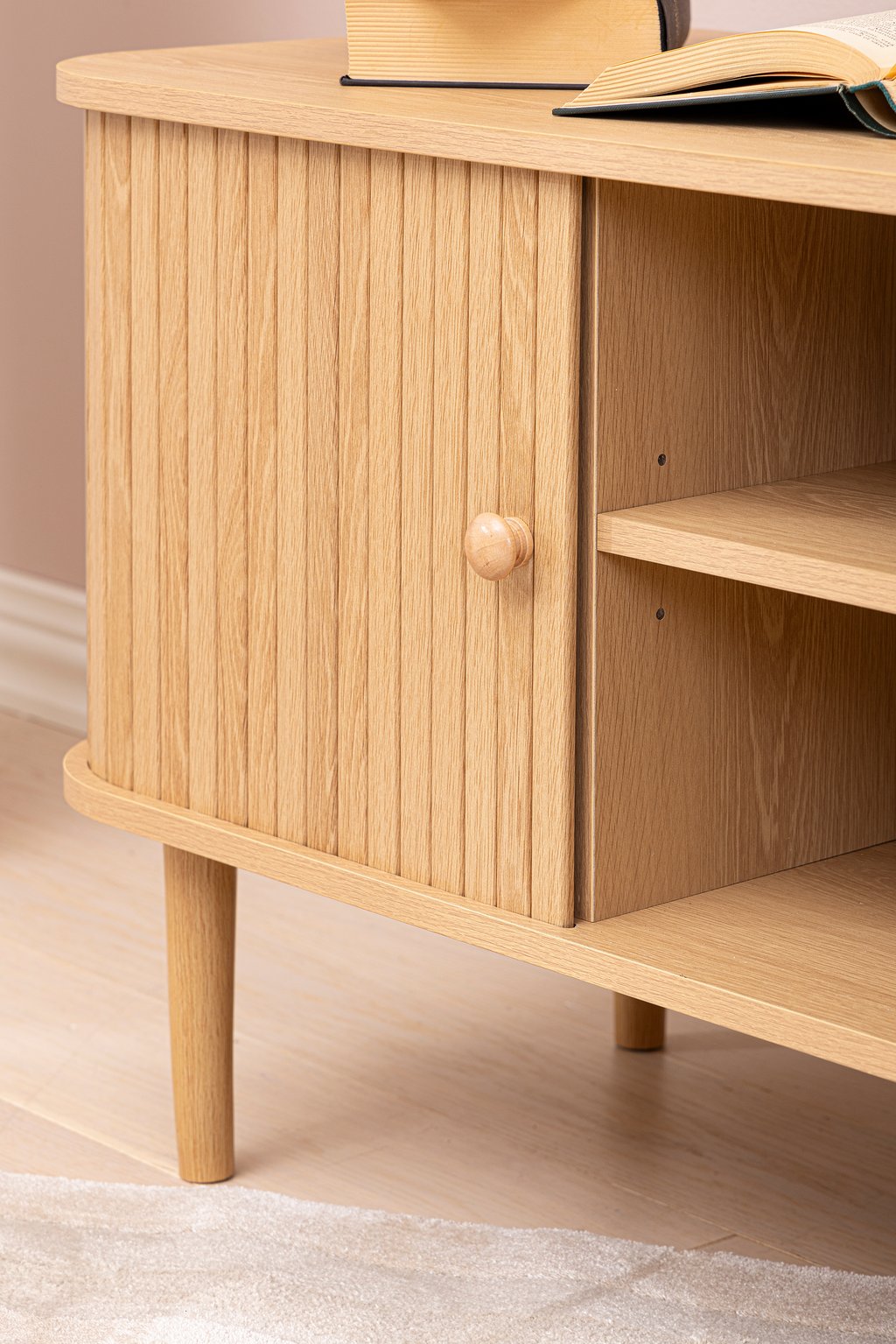 House Nordic Nikko tv-taso 113x40, natural