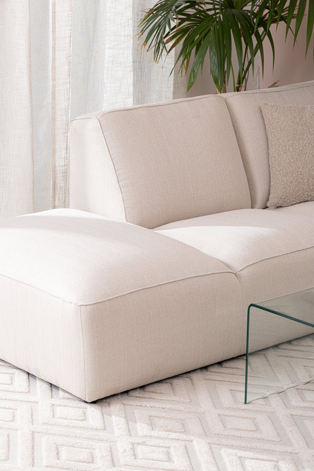 Halli avokulmasohva vasen, beige