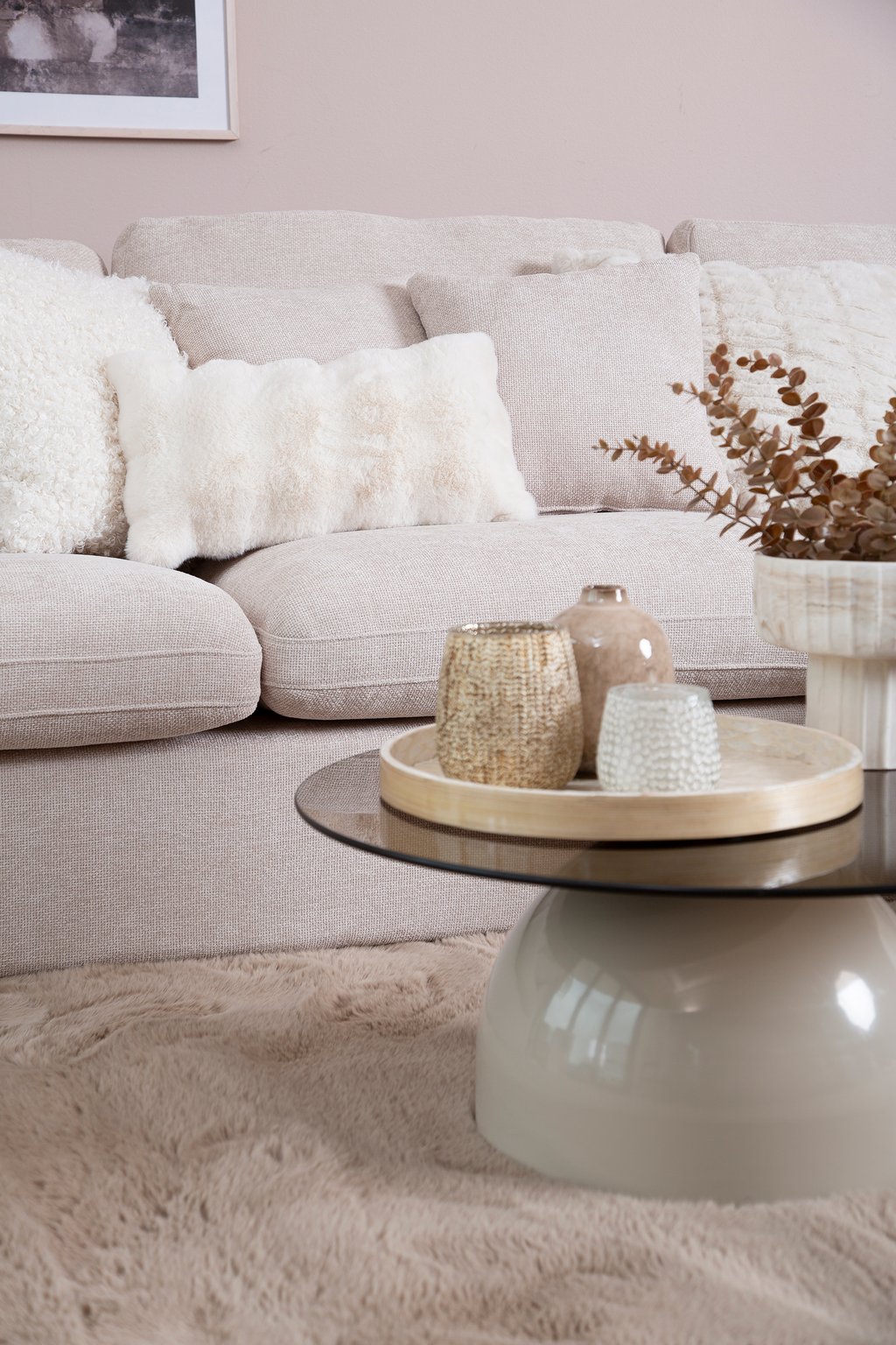 Tova divaanisohva oikea, beige