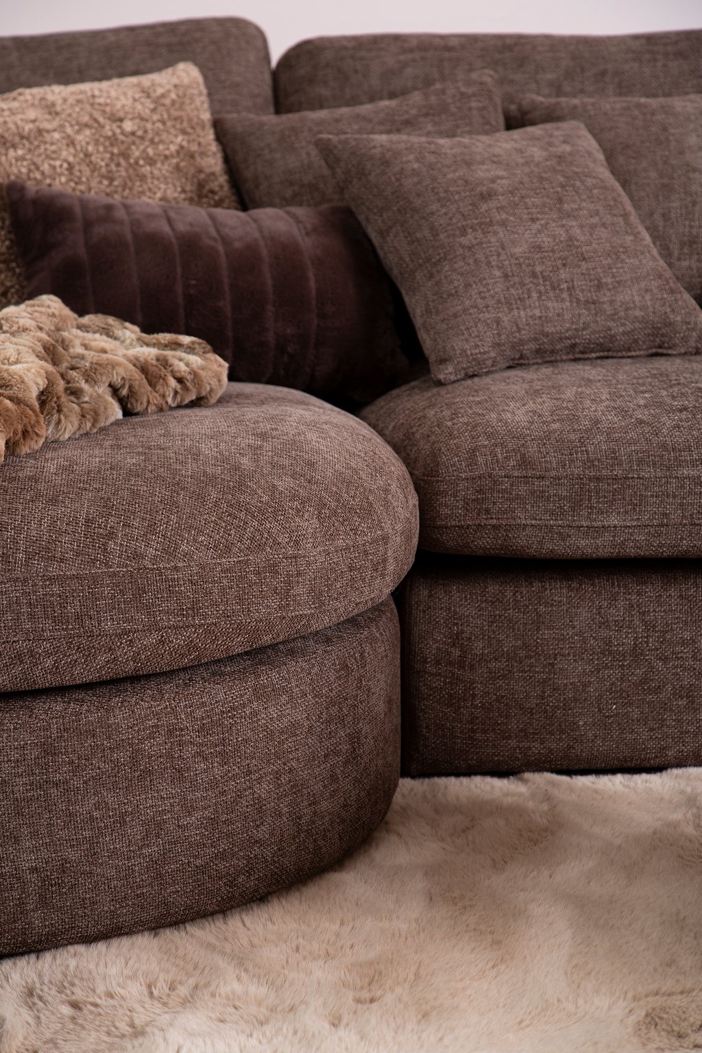 Tova divaanisohva vasen, ruskea