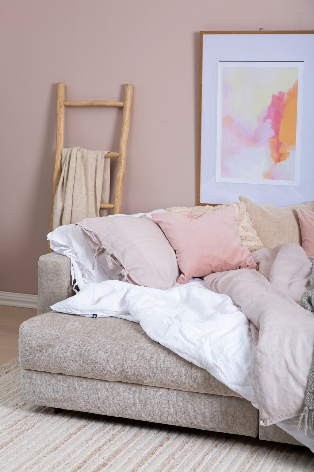 Sento 3-ist. vuodesohva, Jazz 3107 beige