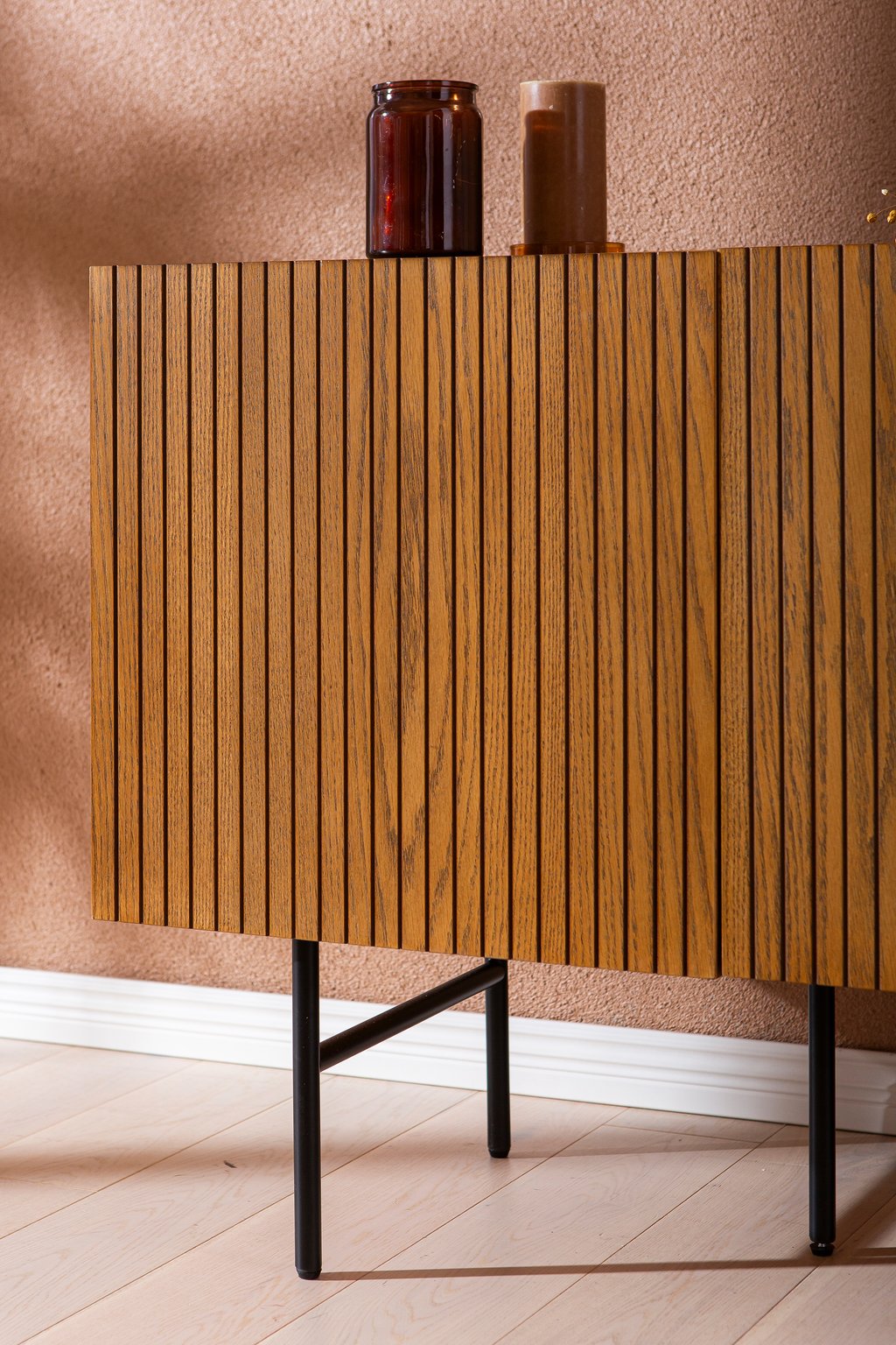 Björkön senkki matala 150x75 cm ruskea