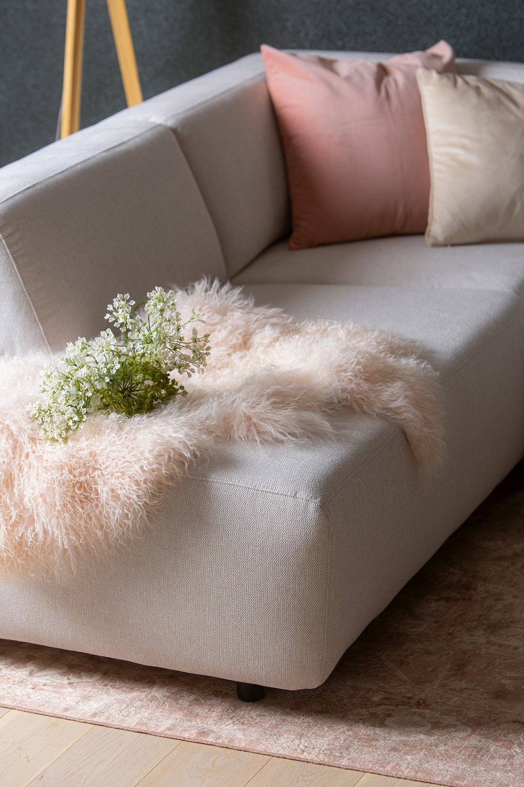 Lugo avokulmasohva vasen, beige