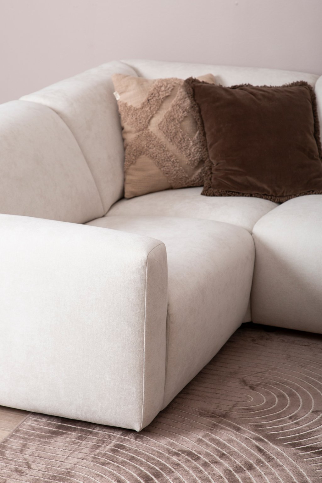 Basel kulmasohva 1+kulma+1+avopääty oikea, beige