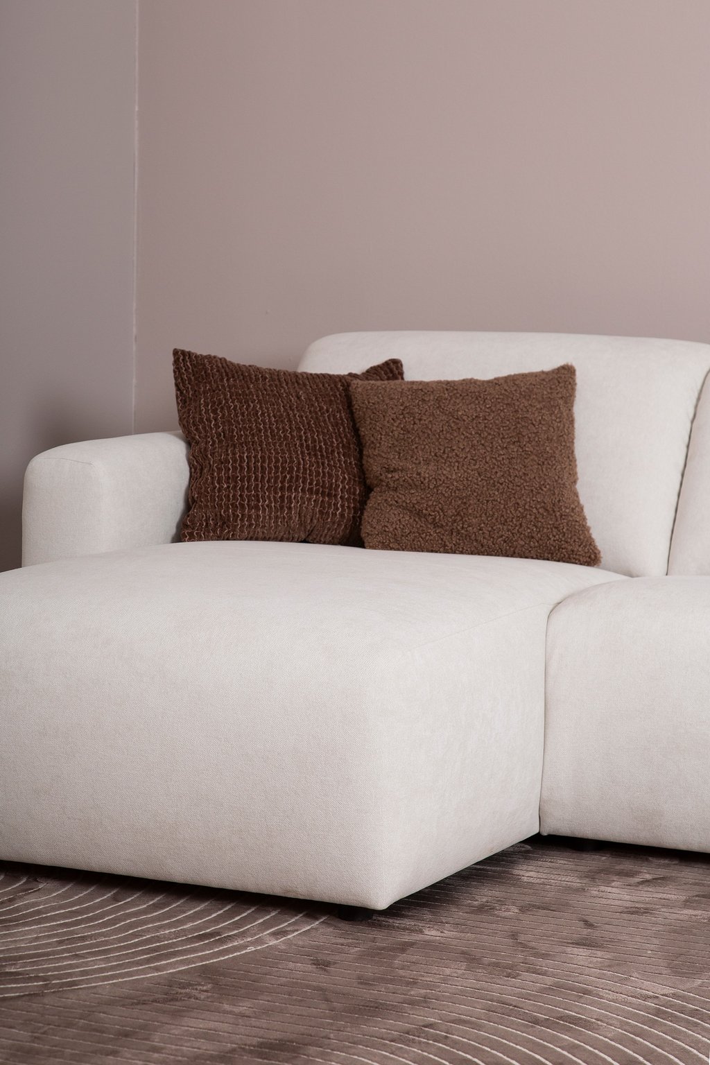 Basel 2-istuttava divaanisohva vasen, beige