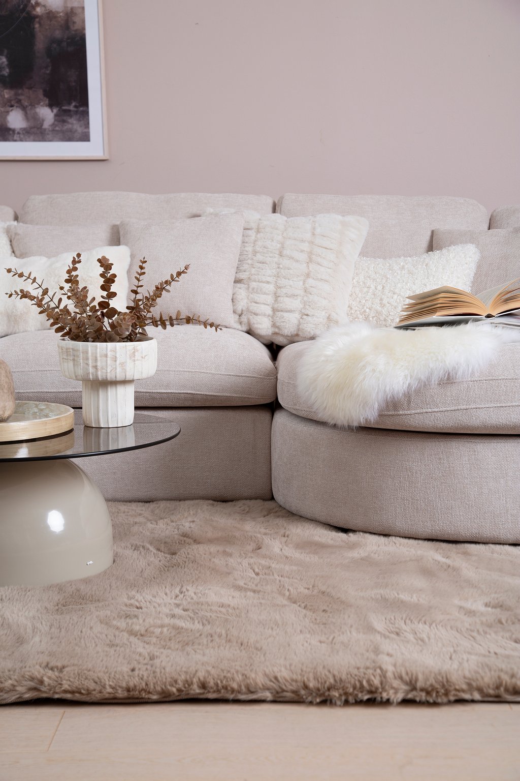 Tova divaanisohva oikea, beige