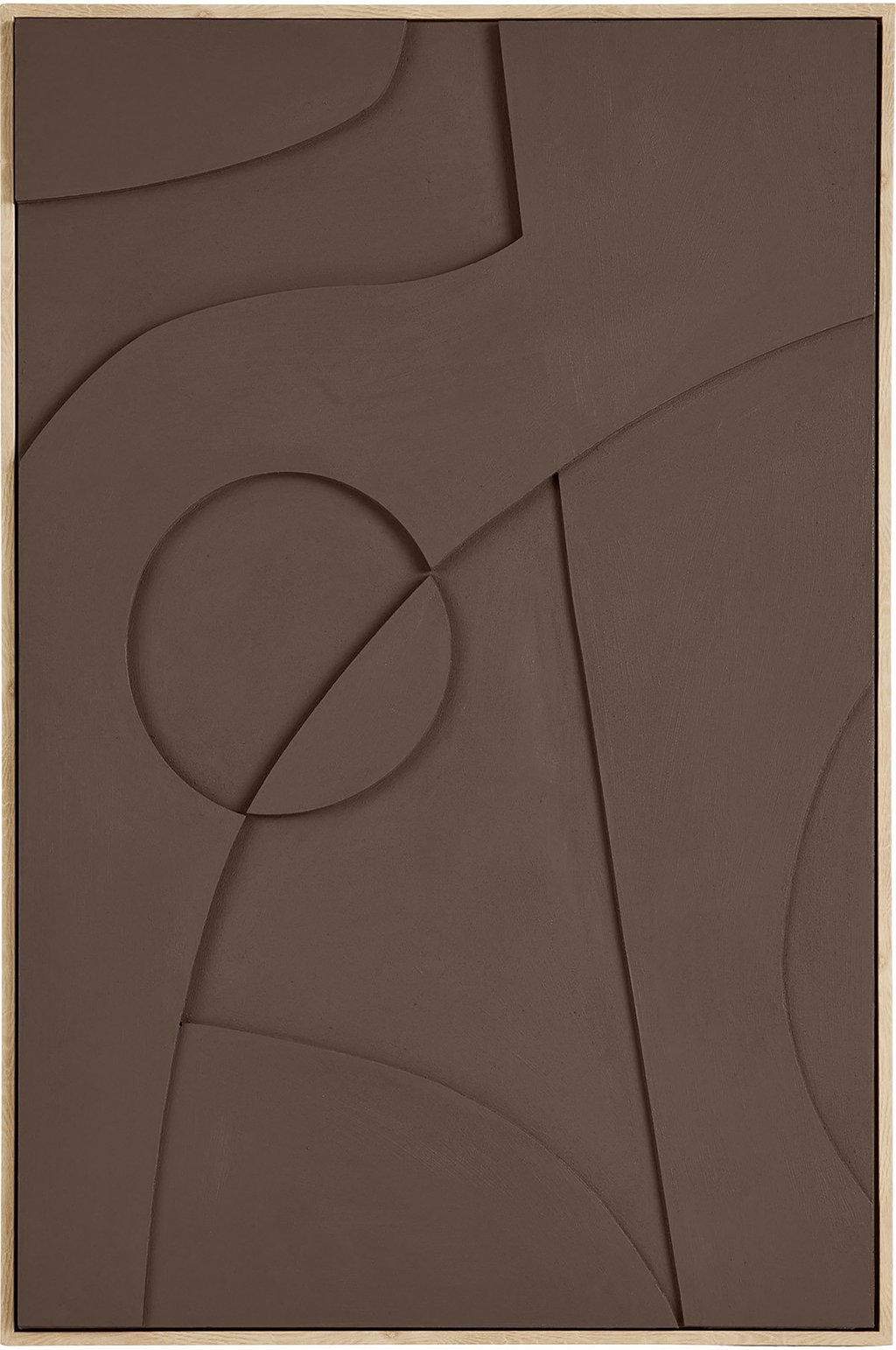 House Nordic kohokuvioitu taulu, ruskea, nro 2, 60x90 cm