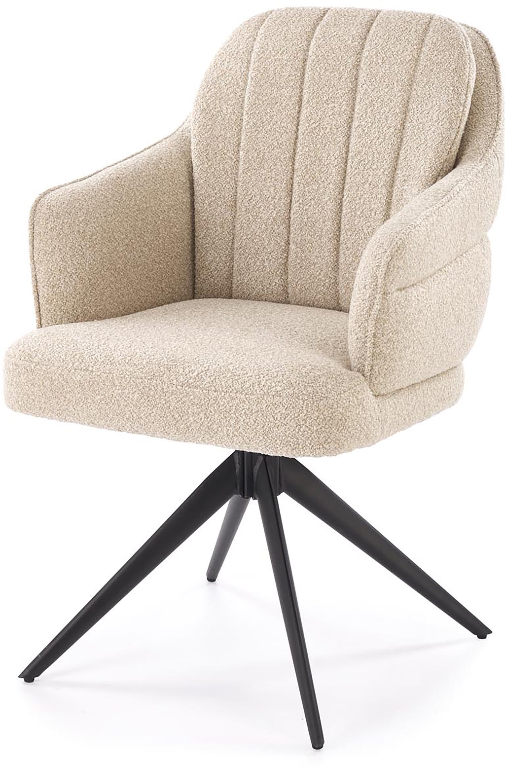 Livia ruokatuoli, beige / musta