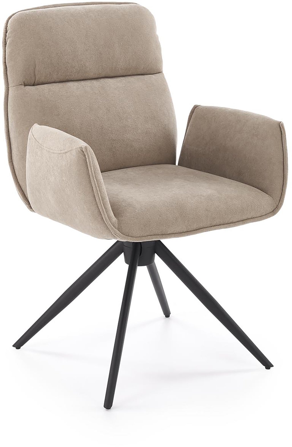 Noelle ruokatuoli, tumma beige / musta