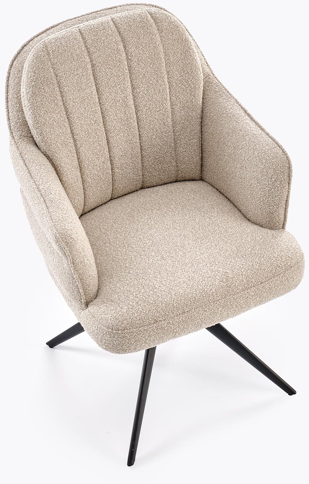 Livia ruokatuoli, beige / musta