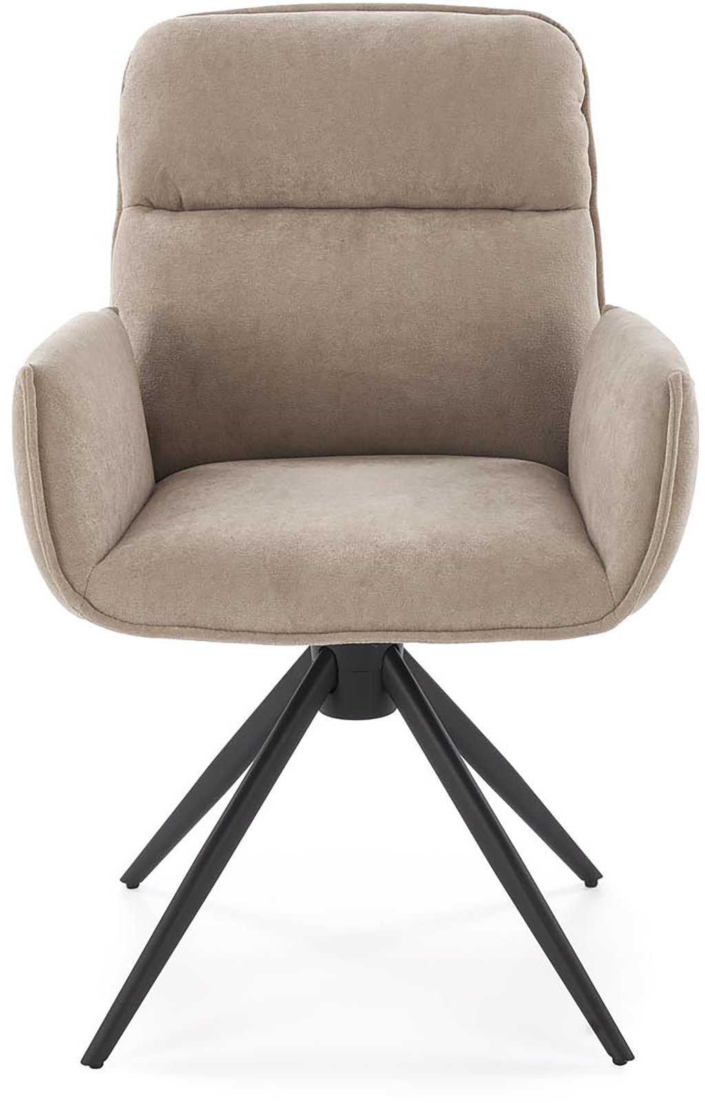 Noelle ruokatuoli, tumma beige / musta