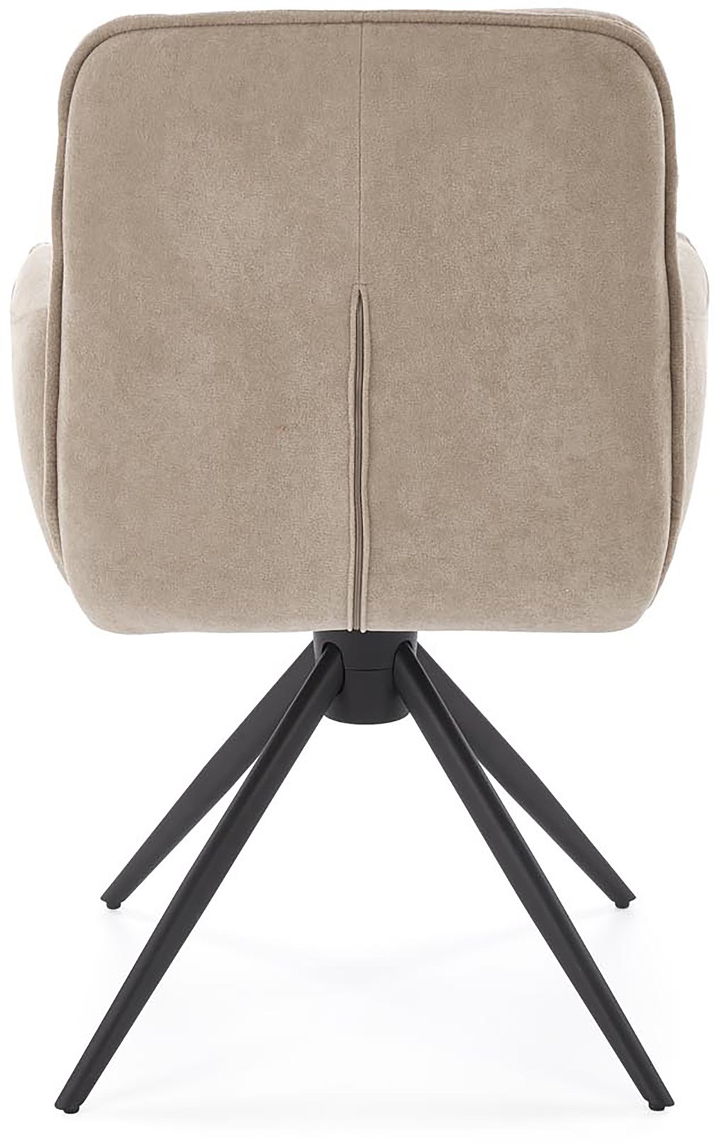 Noelle ruokatuoli, tumma beige / musta