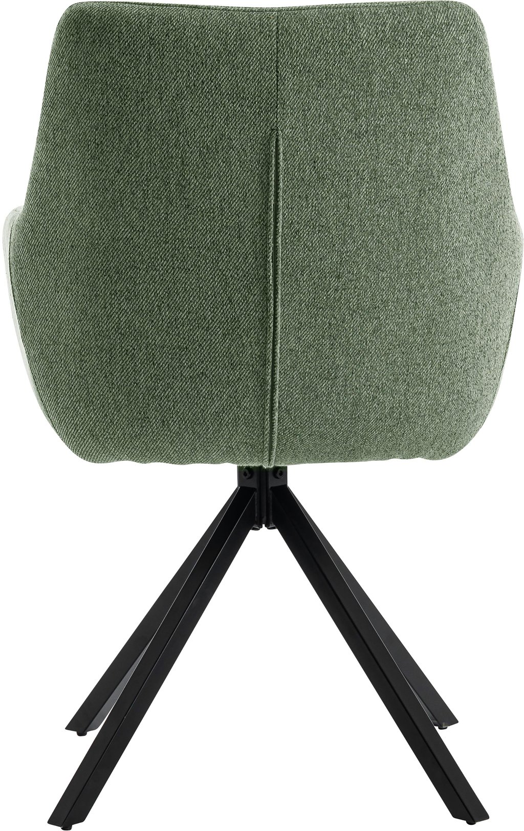 North Collection Everly ruokapöydän tuoli vihreä (Kiinteä Star-jalka): Tyylikäs vihreä ruokatuoli, metallijalka, verhoilu mukavuuteen. Sopii täydellisesti pienille ruokapöydille tai moderniin ruokailutilaan.
