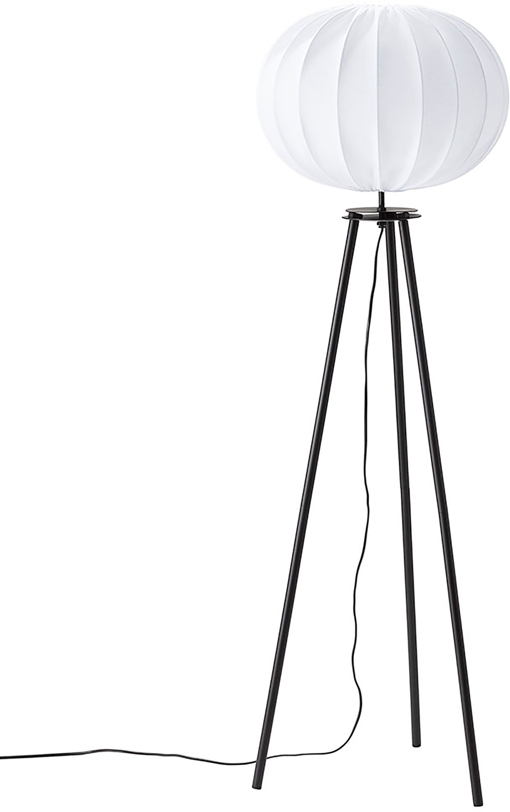 PR Home Base lattiavalaisin musta/valkoinen 125cm