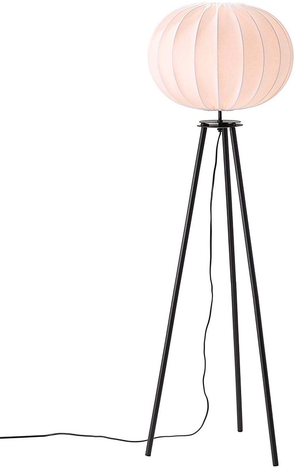 PR Home Base lattiavalaisin musta/valkoinen 125cm