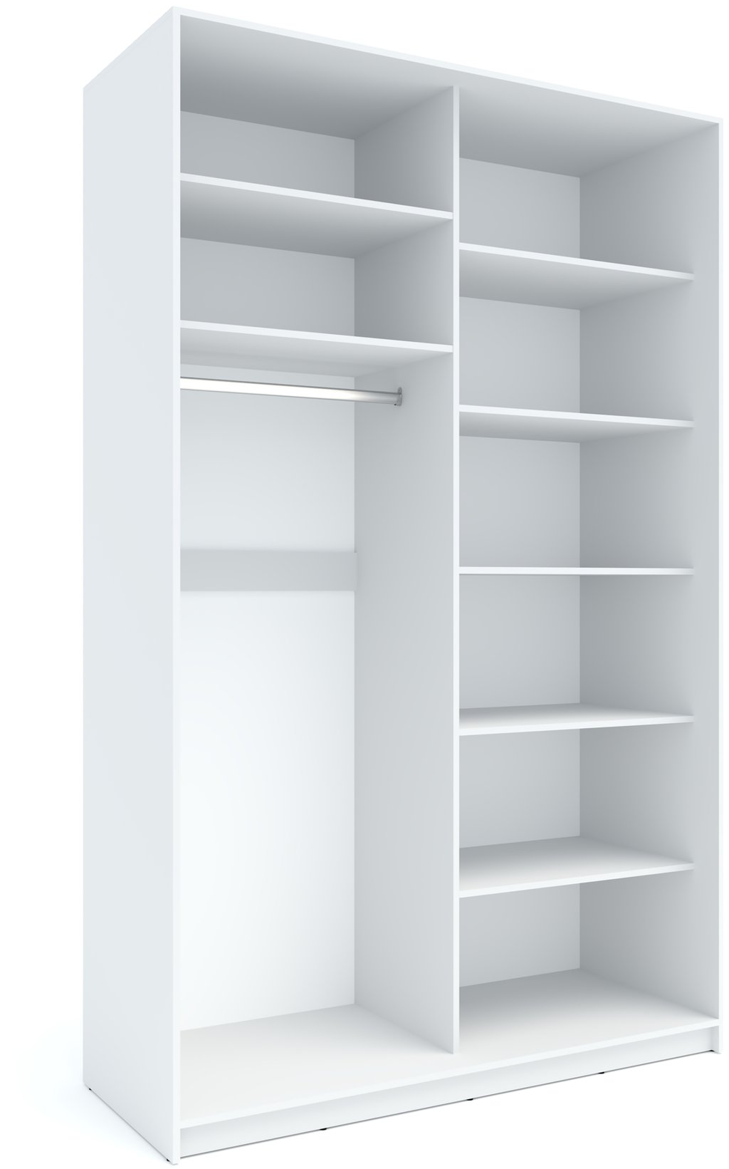 Sandy liukuovikomero 150/60/240 cm + 2 peiliovea