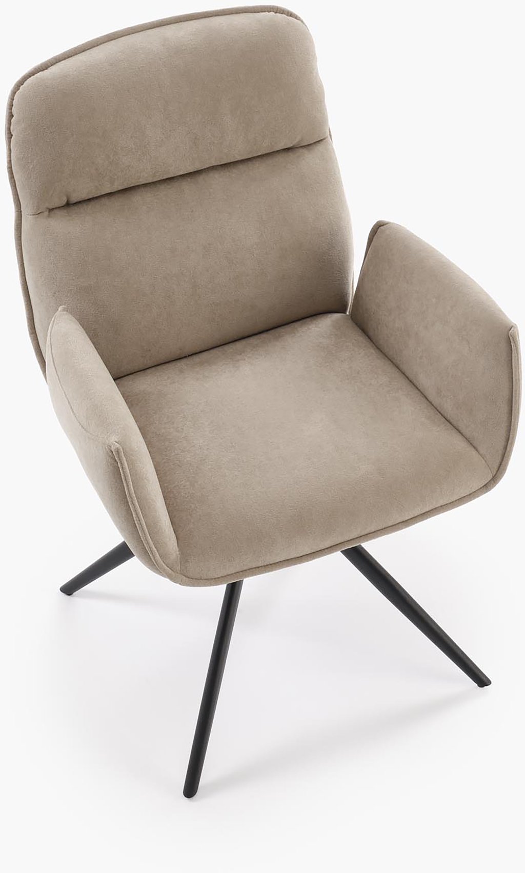 Noelle ruokatuoli, tumma beige / musta