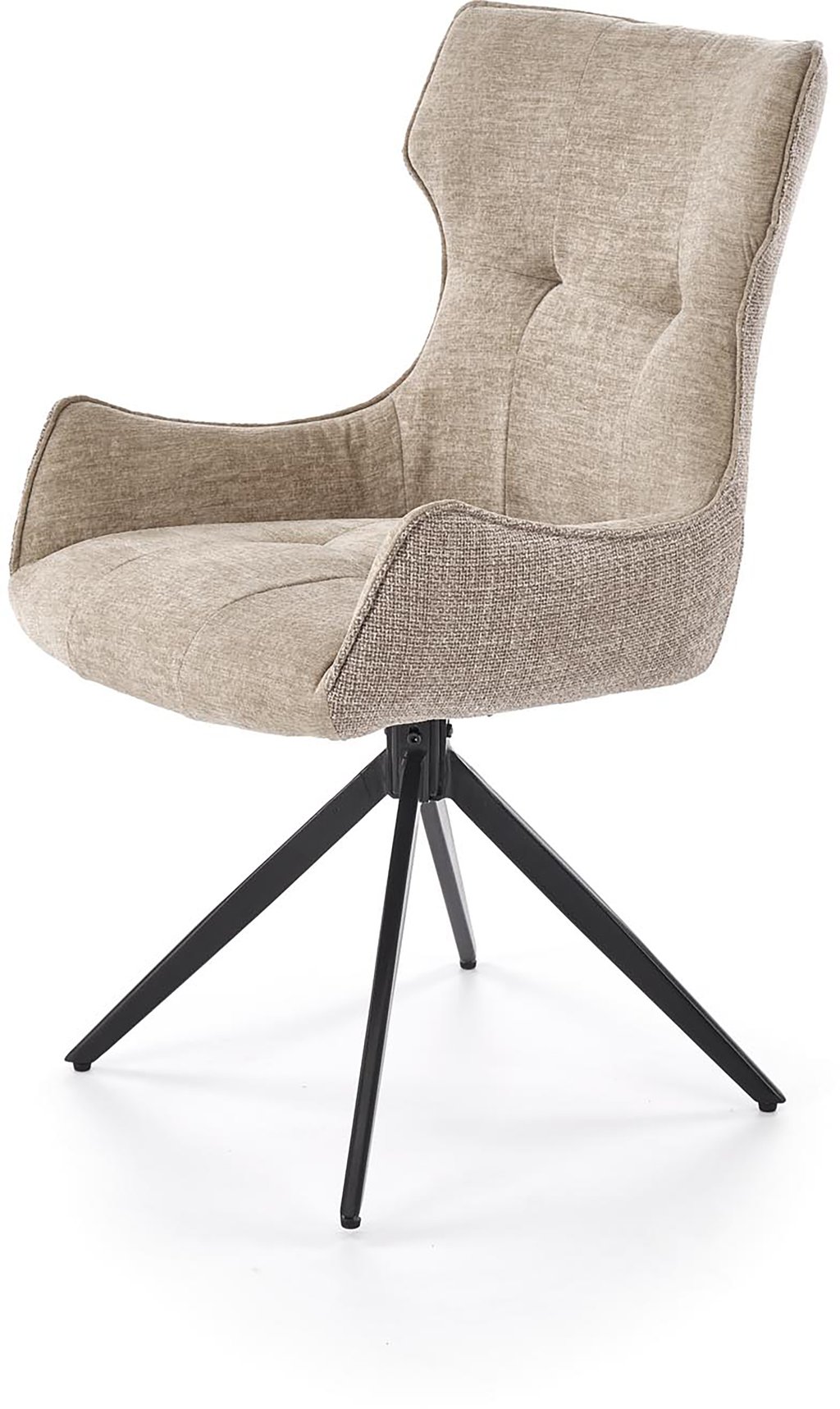Elle ruokatuoli, beige / musta