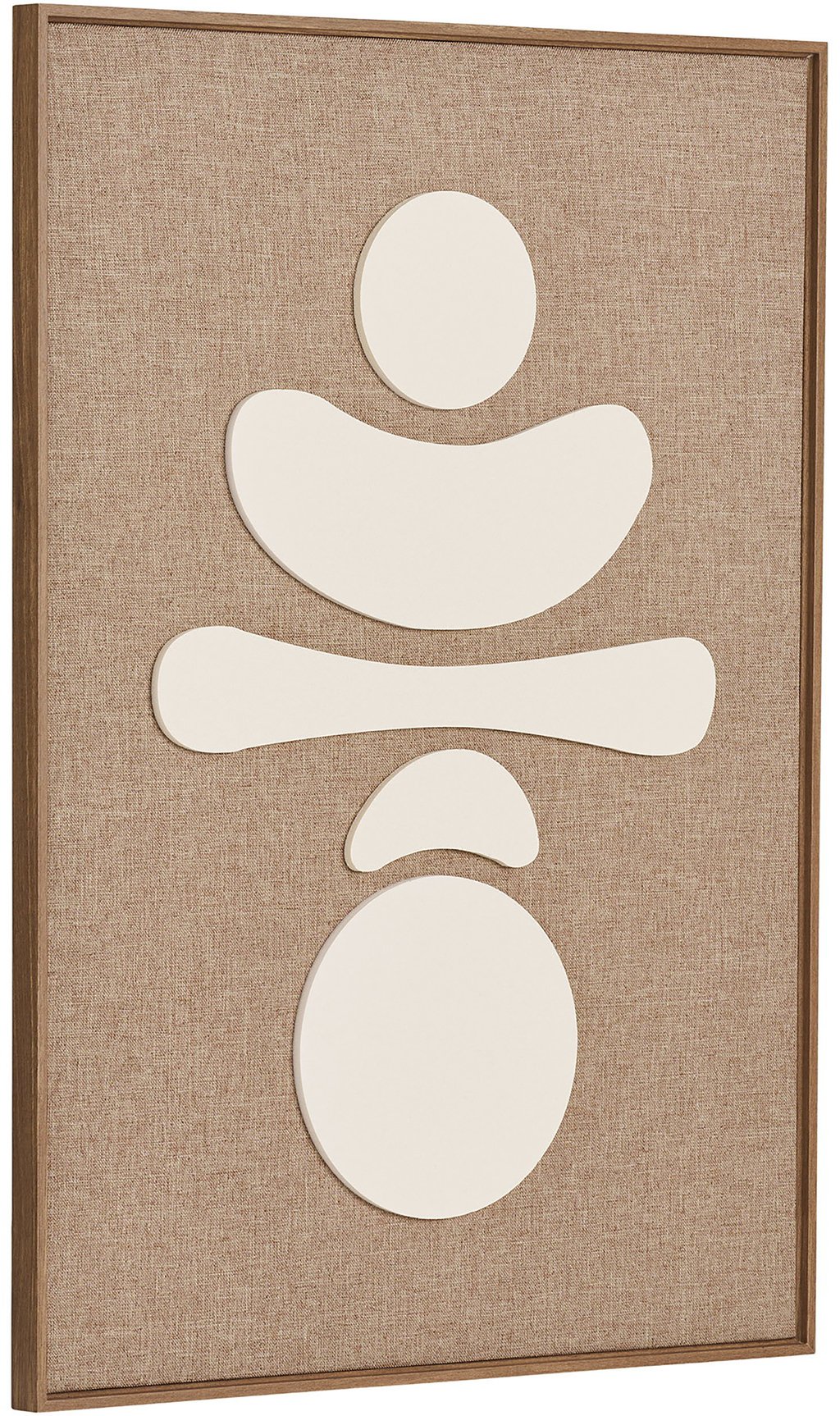 House Nordic kohokuvioitu taulu, ruskea/beige, nro 2, 50x70 cm