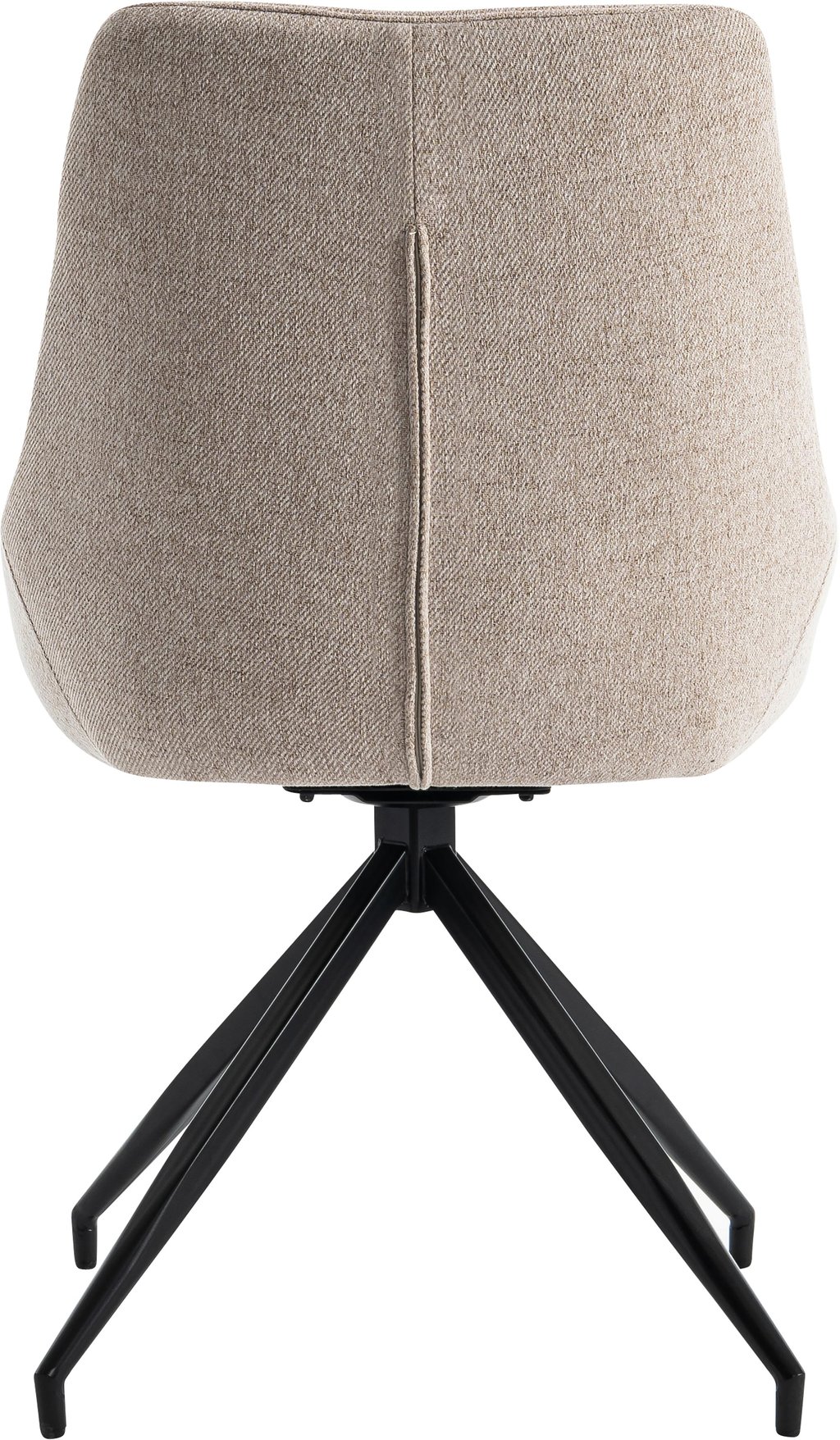North Collection Everly ruokapöydän tuoli hiekka (Pyörivä Spider-jalka): Tyylikäs Everly ruokatuoli hiekka-sävyssä, metallijalalla. Sopii täydellisesti moderniin ruokailutilaan tai pariskunnan pöydän ympärille. Ergonominen muotoilu.