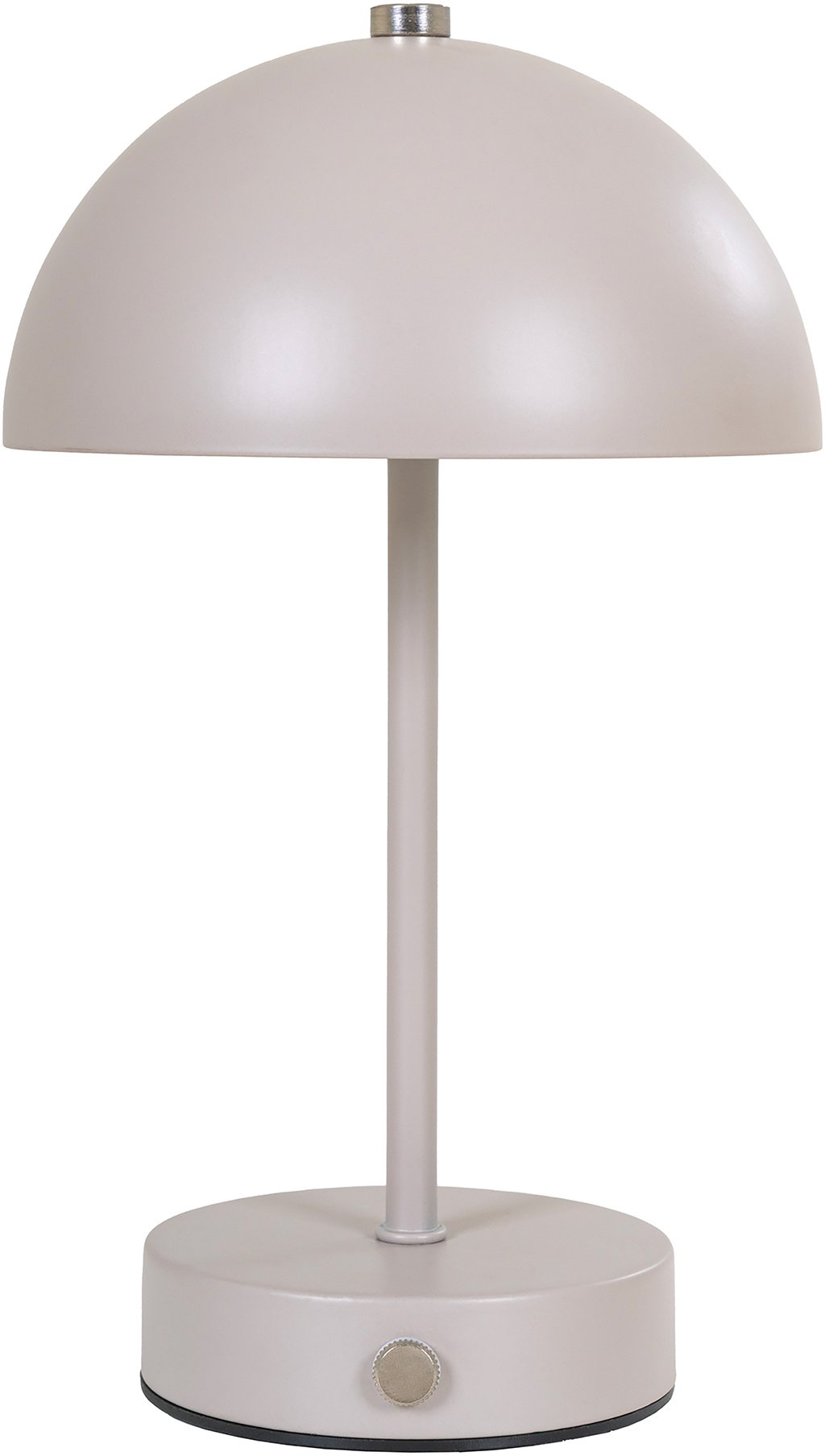 House Nordic Holt LED-pöytävalaisin ladattava, hiekka/teräs