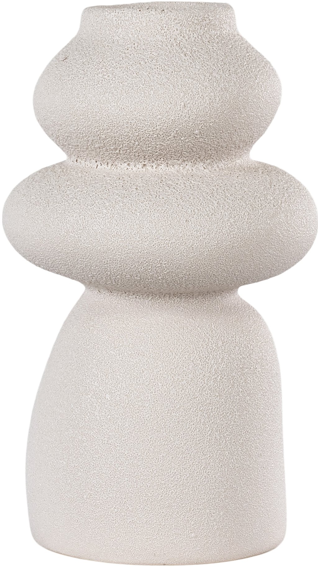 House Nordic maljakko, keramiikka, beige, pyöreä 14,5x26,5 cm