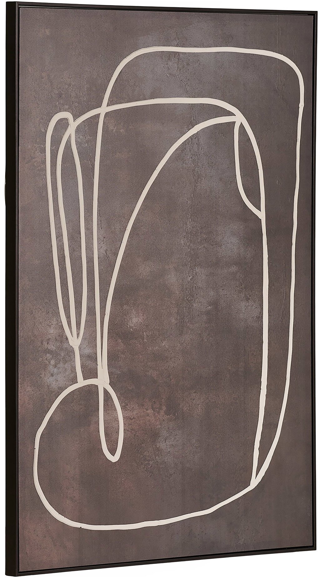 House Nordic canvas-taulu, tummanruskea, nro 1, 80x120 cm