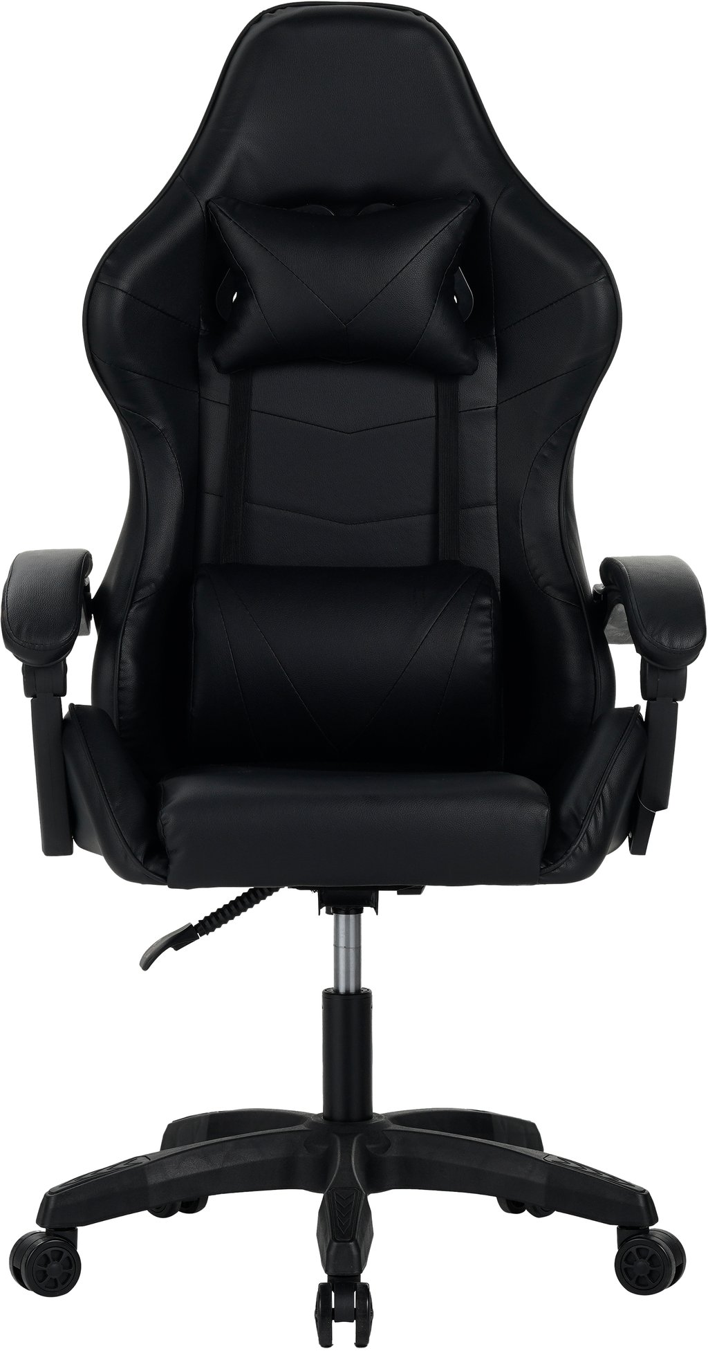 Gamer pelituoli musta: Ergonominen musta pelituoli, jossa säädettävä korkeus ja tuki, täydellinen toimistoon tai pelihuoneeseen. Tyylikäs muotoilu ja mukava istuvuus.