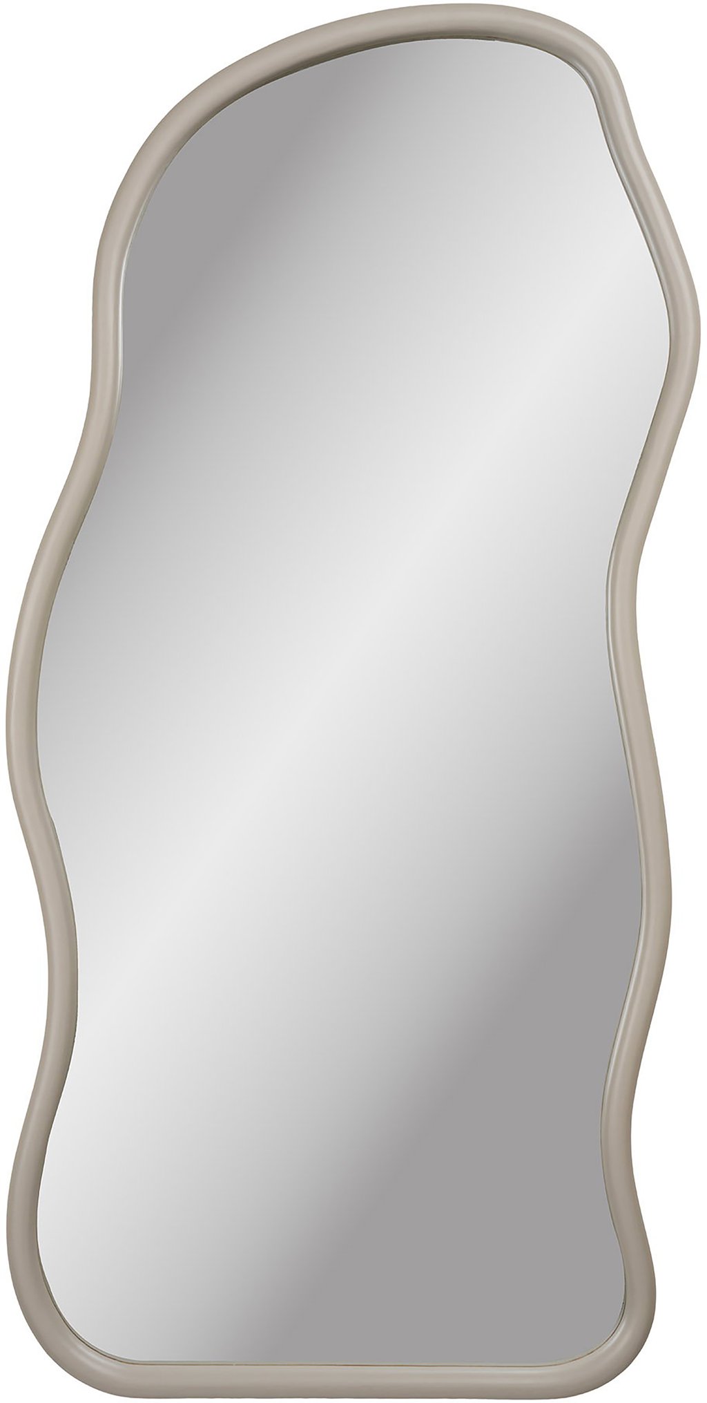 House Nordic peili, kaareva, beige, 89x180 cm