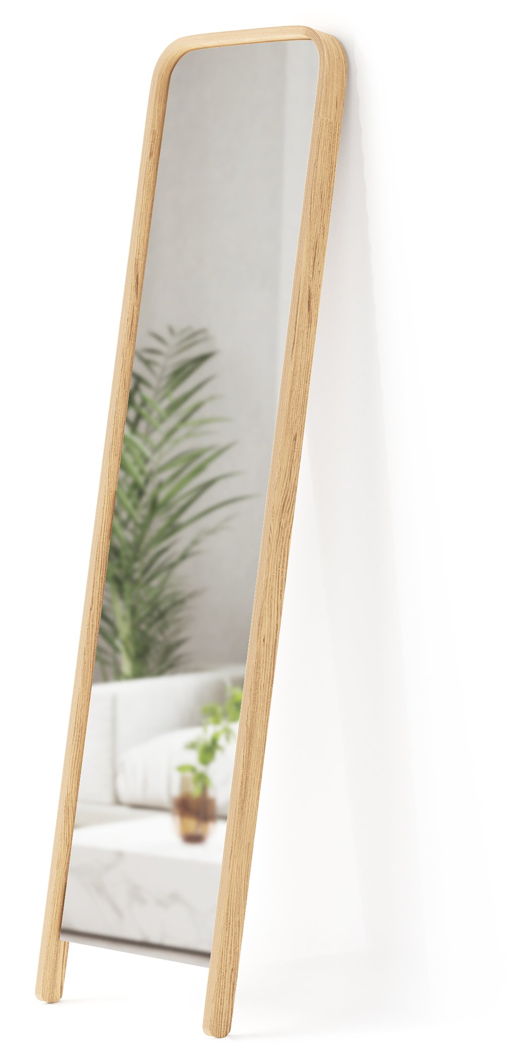 Umbra Bellwood nojaava peili 39x154 cm luonnonväri