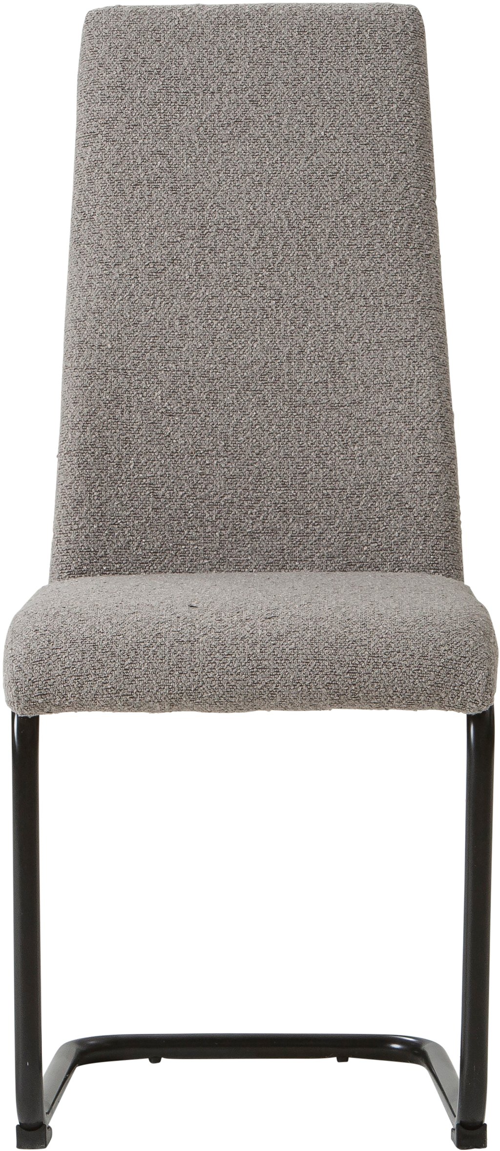 North Collection Jasmin ruokapöydän tuoli harmaa/musta: Tyylikäs Jasmin ruokatuoli, jossa metallirunko ja harmaa kangas. Sopii moderniin ruokailutilaan. Kestävä ja mukava valinta.