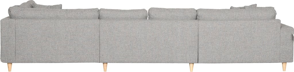 Aava U-kulmasohva oikea, Hevra 10 harmaa