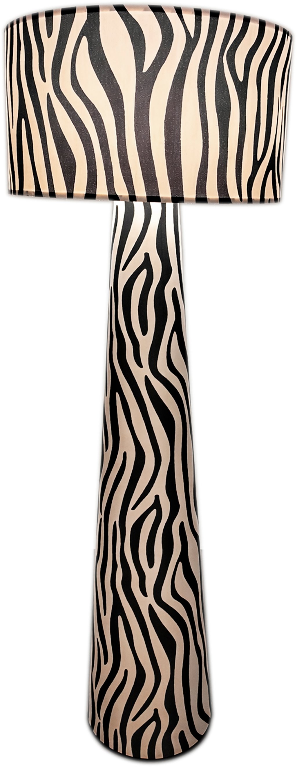 Zany zebra lattiavalaisin musta/valkoinen